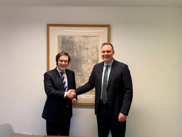 Чудова та продуктивна зустріч заступника голови National Association of Ukrainian Defense Industries / NAUDI Sergey Vysotsky з головою Центрального регіонального офісу Оборонно-промислового кластеру Іспанії (CID) Альфонсом Коуфе