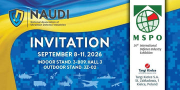 NAUDI представить українські технології на одній з найбільших та найпрестижніших оборонних виставок у Центральній та Східній Європі MSPO 2026 у Кельце (Польща)