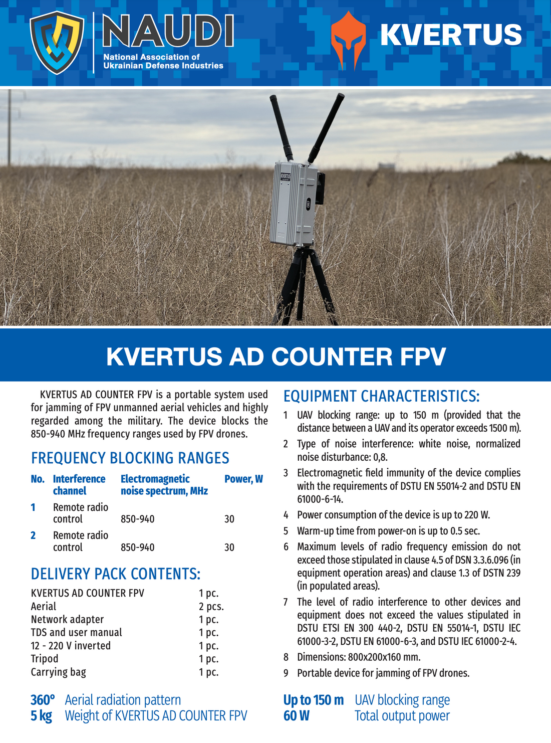 KVERTUS AD COUNTER FPV